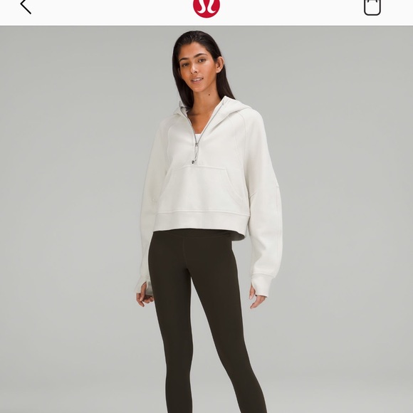 Scuba oversized half zip hoodie - Picture 3 of 5